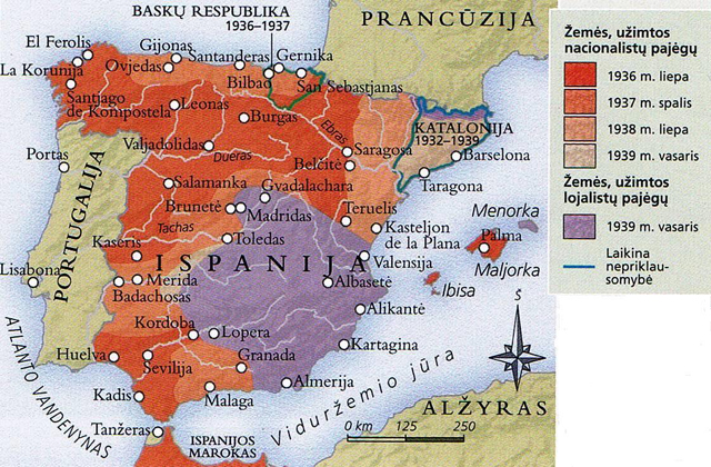 Ispanijos pilietinis karas (nuotrauka iš asmeninio autoriaus archyvo)